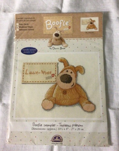 Dmc boofle counted cross - counted,