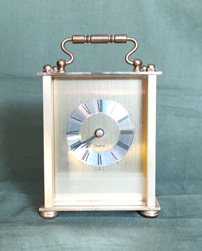 Vintage quartz carriage clock - carriage,