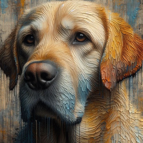 Golden labrador cross - golden, (14)