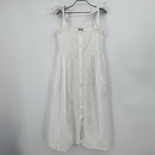 Juliet dunn white square neck - dunn,
