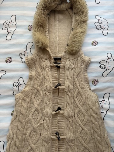 Massimo dutti beige cable - massimo, cable-knit