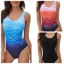 heekpek One Piece Swimsuit Women Tummy Control High Waisted Swmming Costume