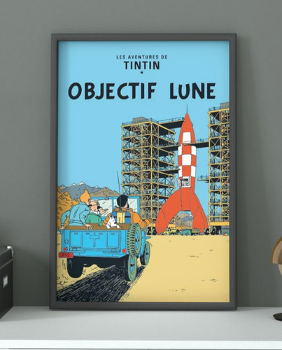 Tintin objectif lune cover - tintin,