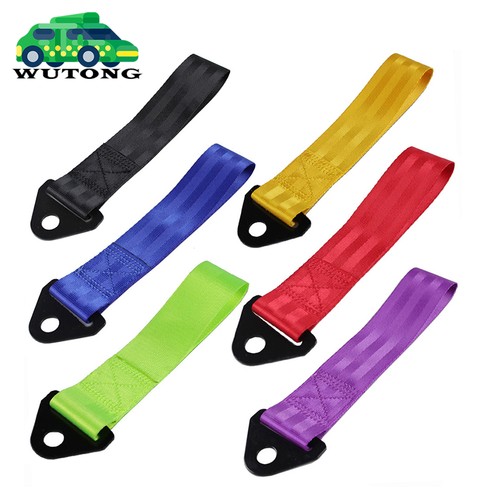 Tow strap red blue - strap, black