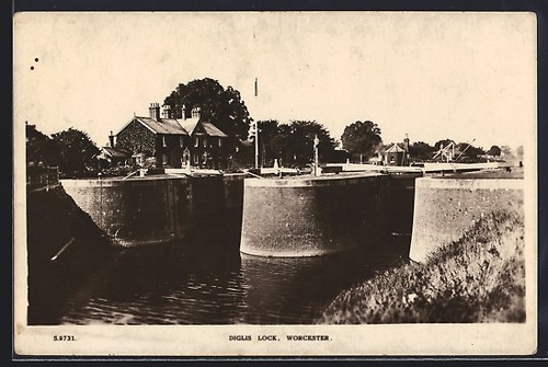 Worcester diglis lock - worcester,,