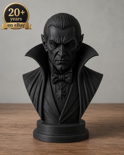 Dracula inspired horror bust - horror,