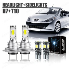 For Hyundai Coupe GK - H7 501 6000K LED Low/Side Headlight Headlamp Bulbs Set