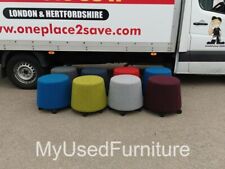 Used Stools. Orangebox Sully Mobile Ottoman – Upholstered Breakout Stool