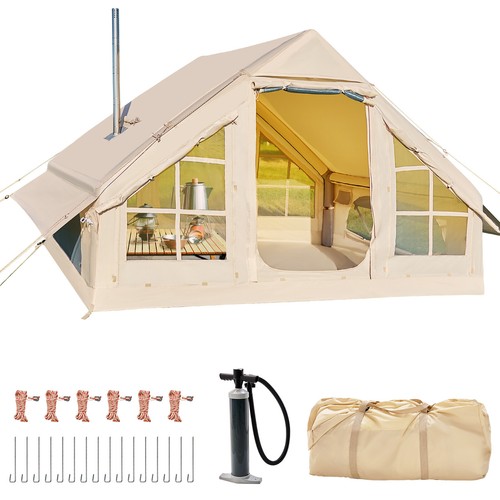 Inflatable camping tent - tent, with