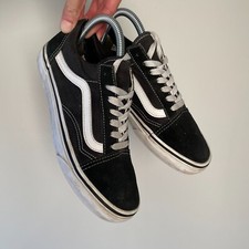 Vans Old Skool Black Shoes Trainers Size UK 4.5