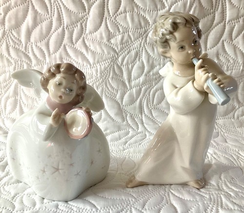 Two lovely lladro cherub - lovely,