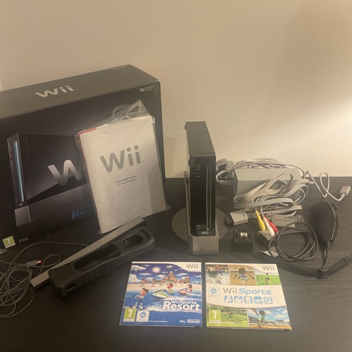 Nintendo wii console black - console, ~