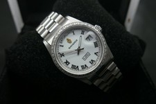 Sandoz Sapphire Diamond Automatic Mens Watch
