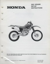 2001 HONDA MOTORCYCLE  XR250R