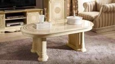 Stunning Greta Italian Coffee Table Cream/Gold Tutto Mobili Was £499 Now £389