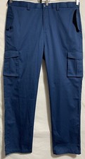 Cotton Traders blue cotton twill casual trousers size 42 leg 33