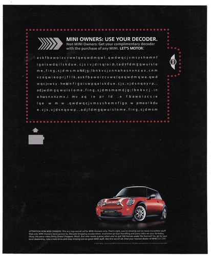 Mini cooper car print - cooper, ad