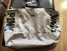 VICTORIA SECRET LARGE GYM BAG, PINK LOGO 