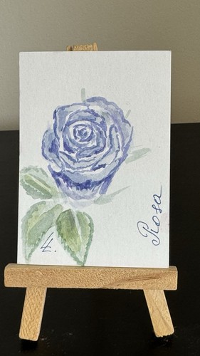 Aceo original art - art, card