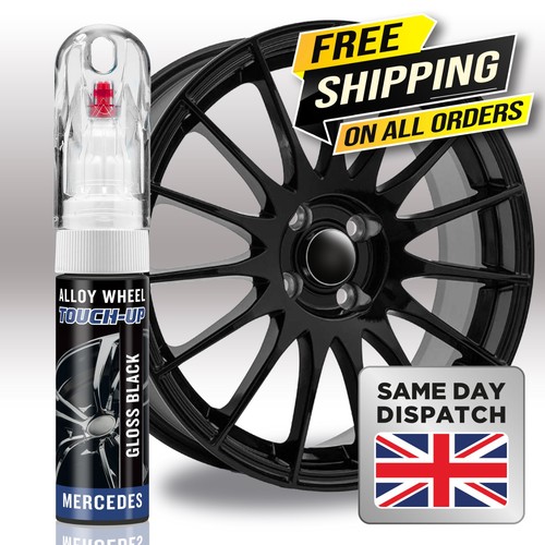 Mercedes gloss black - gloss, alloy