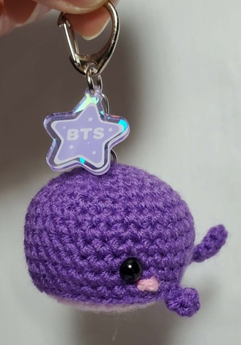 Bts handmade crochet whale - handmade,