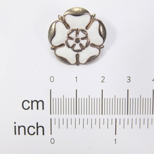 Small antique silver enamel - antique,