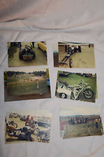 GRASS TRACK MOTOR RACING Packet of Vintage Photos, c. 1980s, Joblot