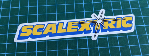 Scalextric 1980s sticker - scalextric,