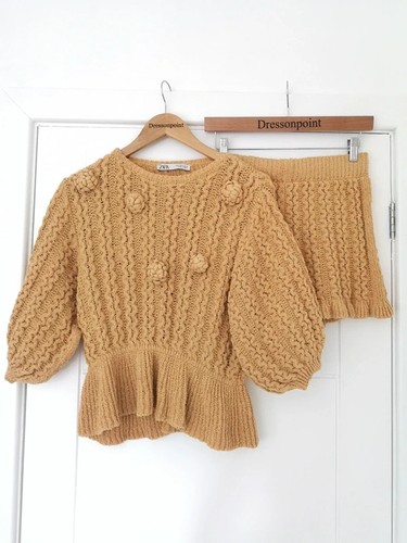 Zara knitted ord set - zara,