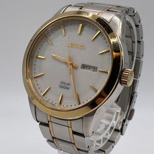 SEIKO SOLAR M100 Gold Design