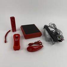 Nintendo Wii Mini Red Console 8GB Limited Edition Gaming Console Complete Setup