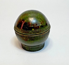 Antique Art Deco Green Brown