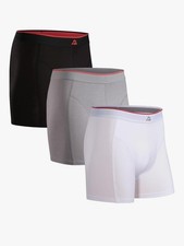 DANISH ENDURANCE Bamboo Boxer Shorts for Men Breathable Underwear Soft 3 Pack L