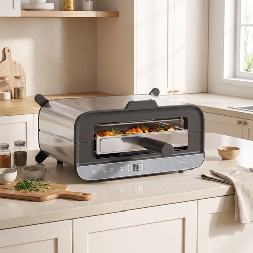 Electric mini oven - 3-in-1,