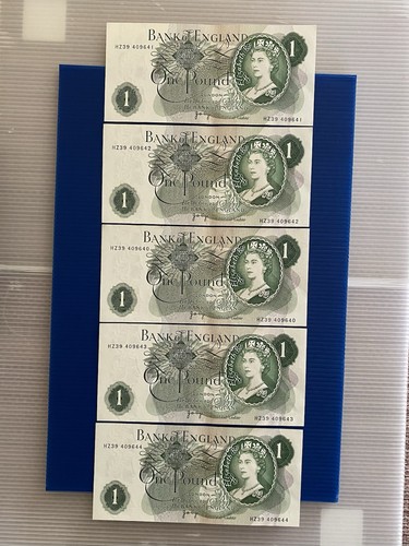 Consecutive vintage bank of - 5x,