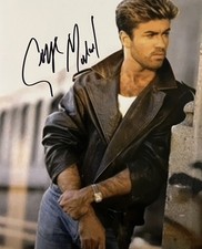 George Michael of Wham Signed