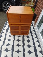 Vintage Teak Parker Knoll Nathan CD Media Cupboard Can Deliver 