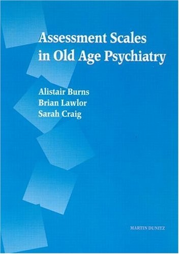 Assessment scales old age - in,