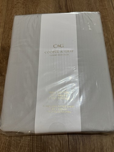 Cooper gray super king - king, grey