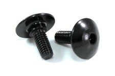 2x Black Aluminium m6 x 16mm 3mm Shoulder Fairing Bolts Screws for Honda Suzuki