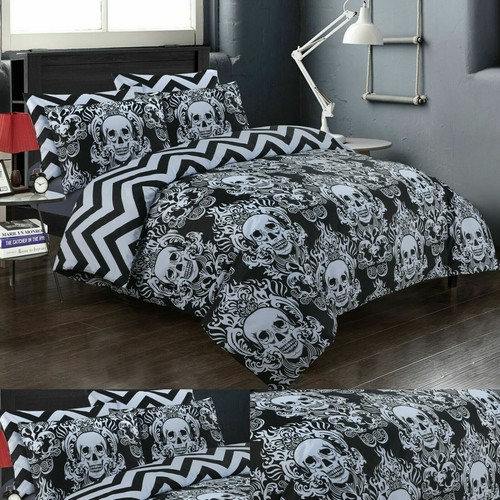 Halloween baroque skull duvet - baroque,