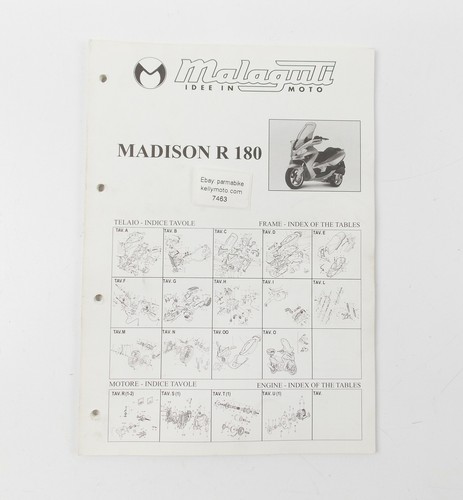 Oem malaguti madison 180 - r,