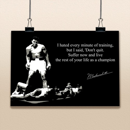 Quote poster inspired by - quote,