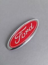 Ford 114mm X 45mm Red & Silver