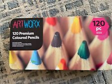 Artworx Premium 36463 Artist's Colouring Pencils Tin - 120 Piece