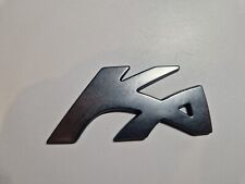 GENUINE FORD KA BLACK & CHROME PLASTIC REAR BADGE EMBLEM XS51B42528AB
