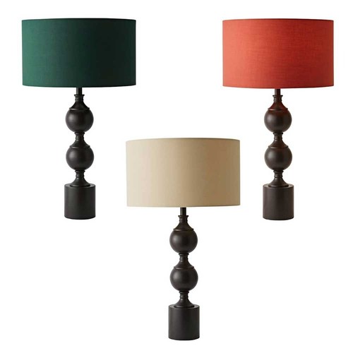 Candlestick table lamp drum - candlestick,
