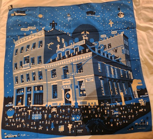 Hermes madison party scarf - party, 100
