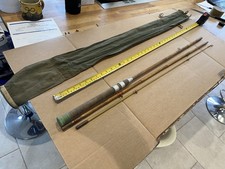 Vintage Milbro Cane /glass 9FT 3-Piece Fishing  Rod - Good Undamaged Condition