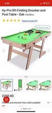 Hy-Pro 6ft Folding Snooker and